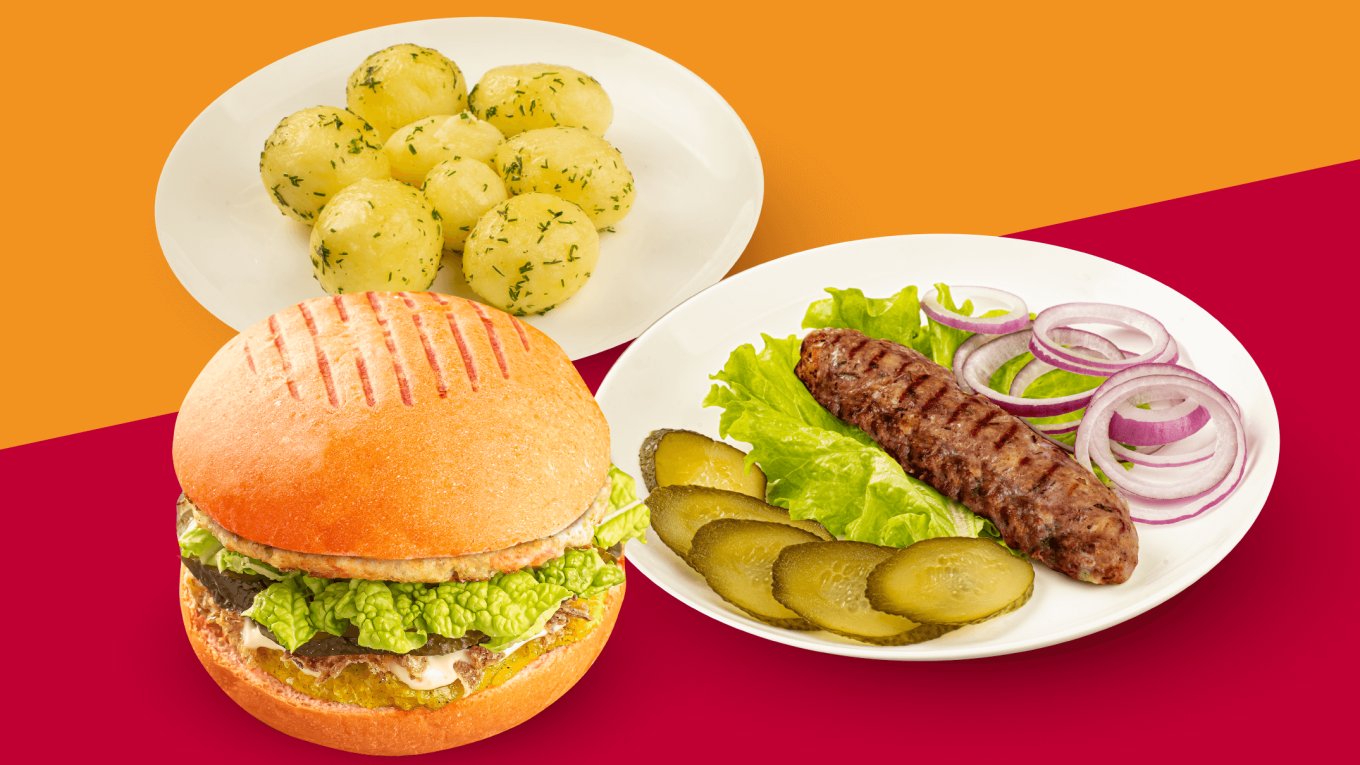 Новый бургер, люля-кебаб и гарнир: что поменялось в меню «Русского Аппетита»?